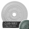 26 3/4x22OD x 3 5/8x22ID x 1 1/8x22P Leaf Ceiling Medallion F5780