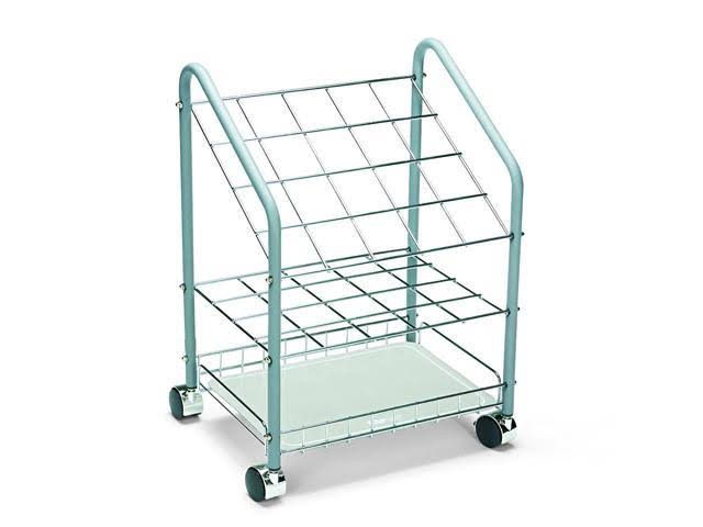 20 Compartment Light Gray Wire Roll File R1826