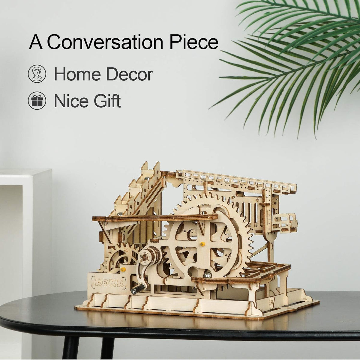 3D Wooden Puzzle Marble Run Model Building Kits Mechanical Puzzle Toy Pack of 2 N1952