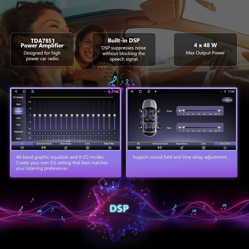 9 Inch Car Stereo Receiver with Bluetooth 5.0 Z70472