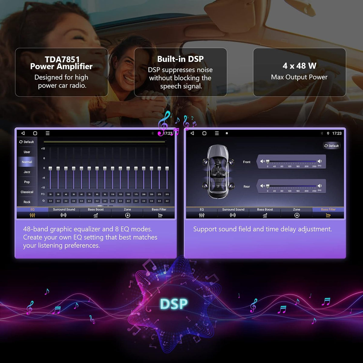 9 Inch Car Stereo Receiver with Bluetooth 5.0 Z70472