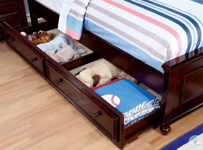 Dark Walnut Full Bed F692270