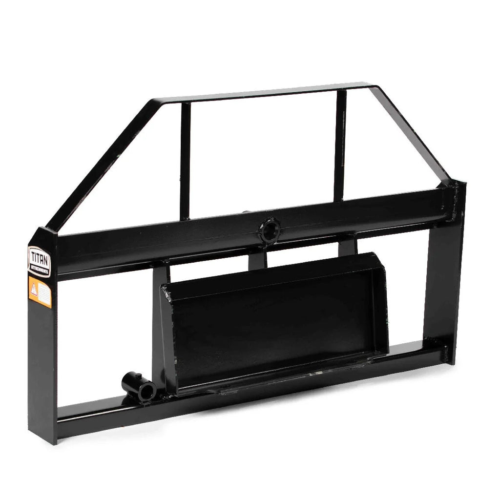 Mini Skid Steer Pallet Fork Attachment, 48" Fork Blades, 4,000 LB D834040