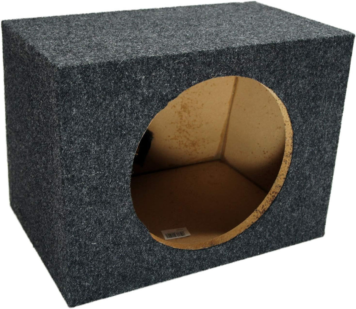 Single 10" Sealed Subwoofer Rear Angle Sub Box Enclosure 5/8" MDF Wood Pack of 2 C616525