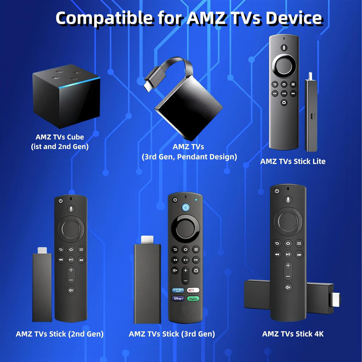 Voice Remote Control with 4 Shortcuts J47444