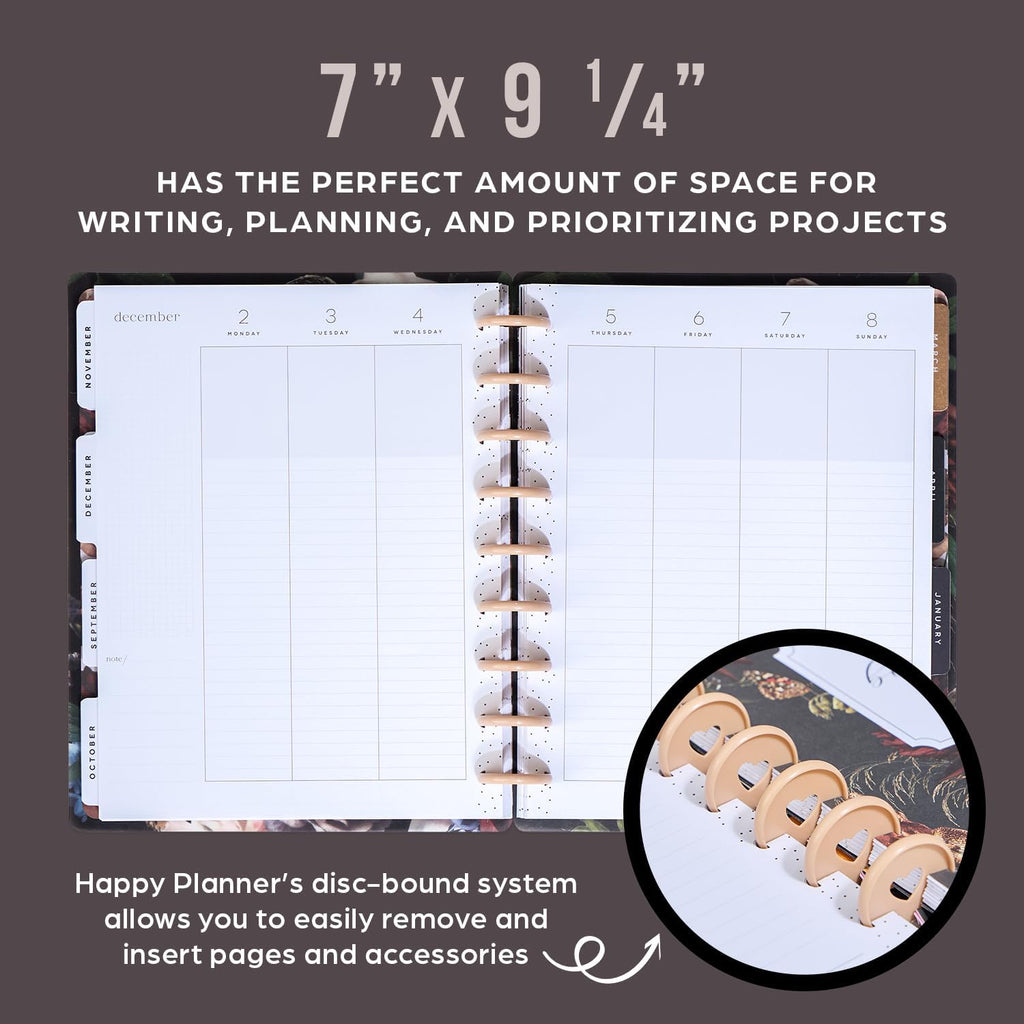 12-Month Academic Planner, Classic Size, Vertical Layout, 7" x 9 1/4" Q166171