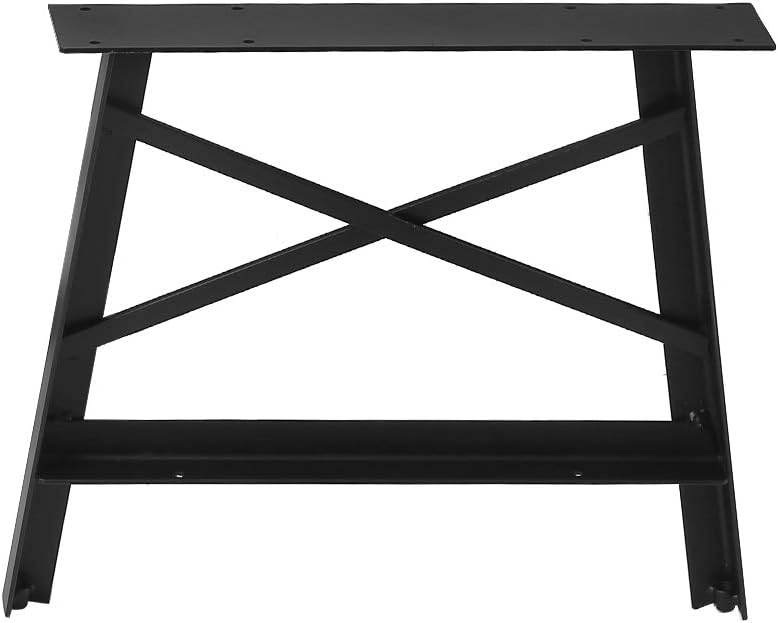 Black Metal Table Legs 2 PCS U90707
