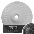 Hand-Painted Pewter Ceiling Medallion L886