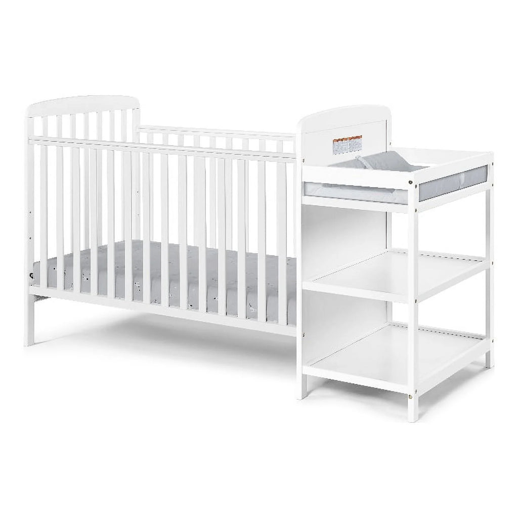 White Crib & Changer Combo K6530