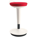 Red Perch Stool with White Base H619692