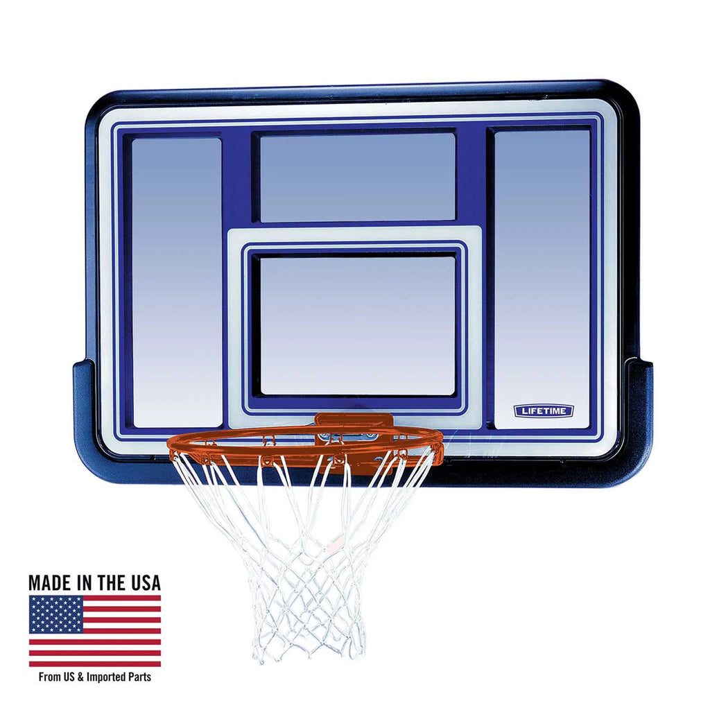 Basketball Backboard and Rim Combo 44 inch Polycarbonate Z75354
