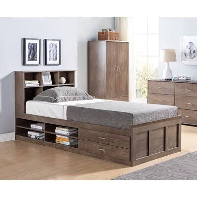 Twin Size Bookcase Headboard W554