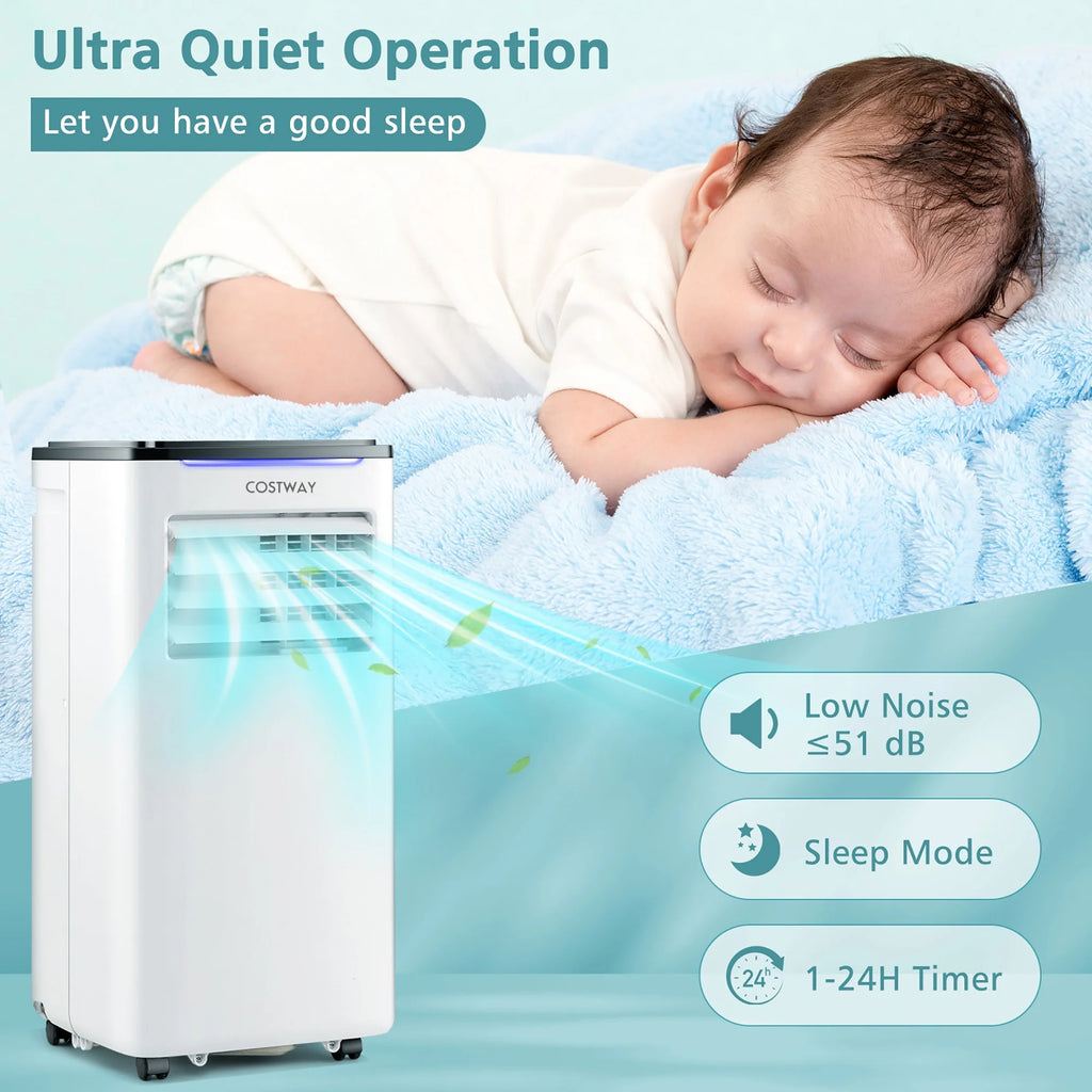 7100 BTU 10000 BTU Portable Air Conditioner 3-in-1 AC Unit Z856