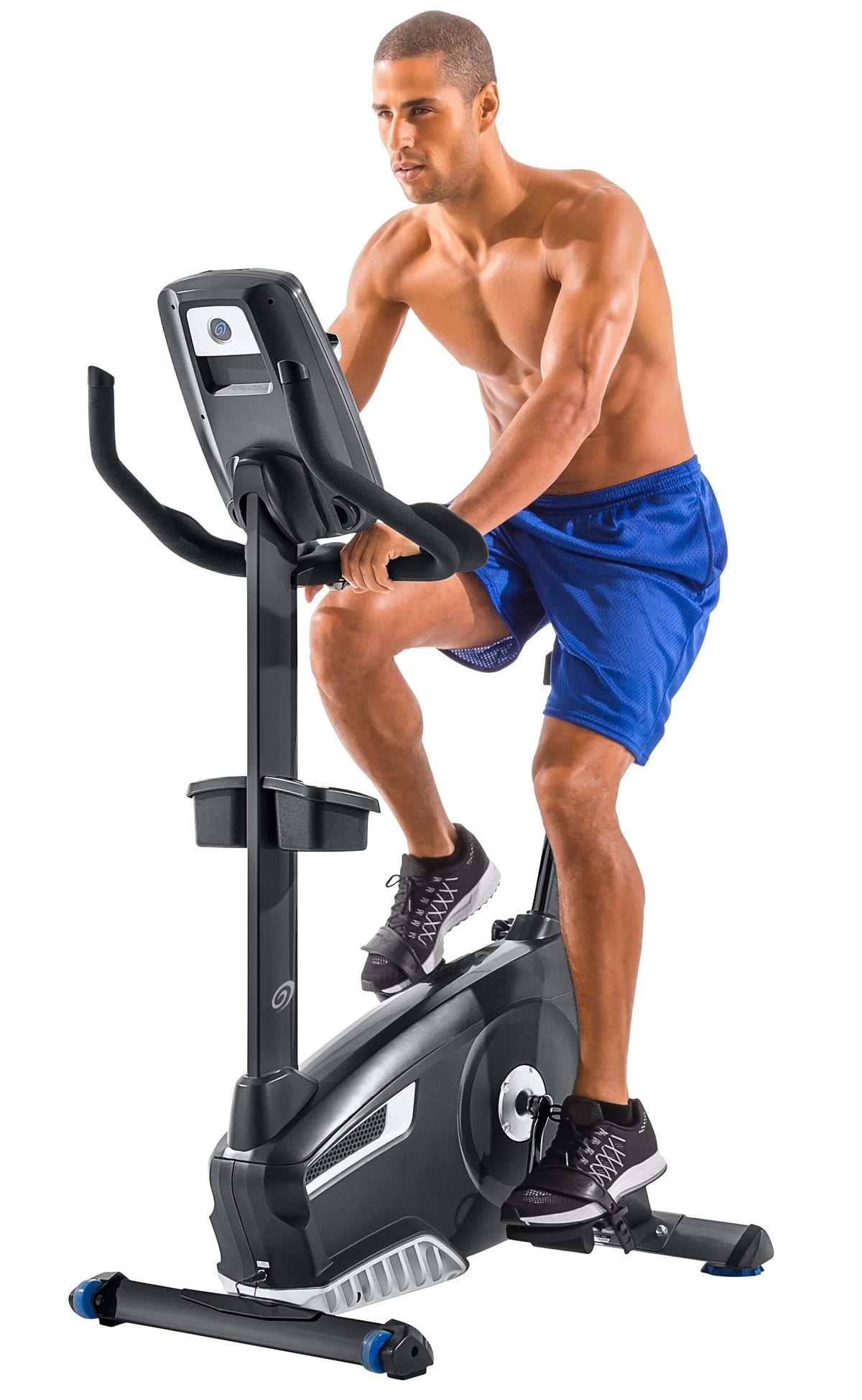 Upright Exercise Bike with Bluetooth Connectivity and 25 Levels of Resistance L77610