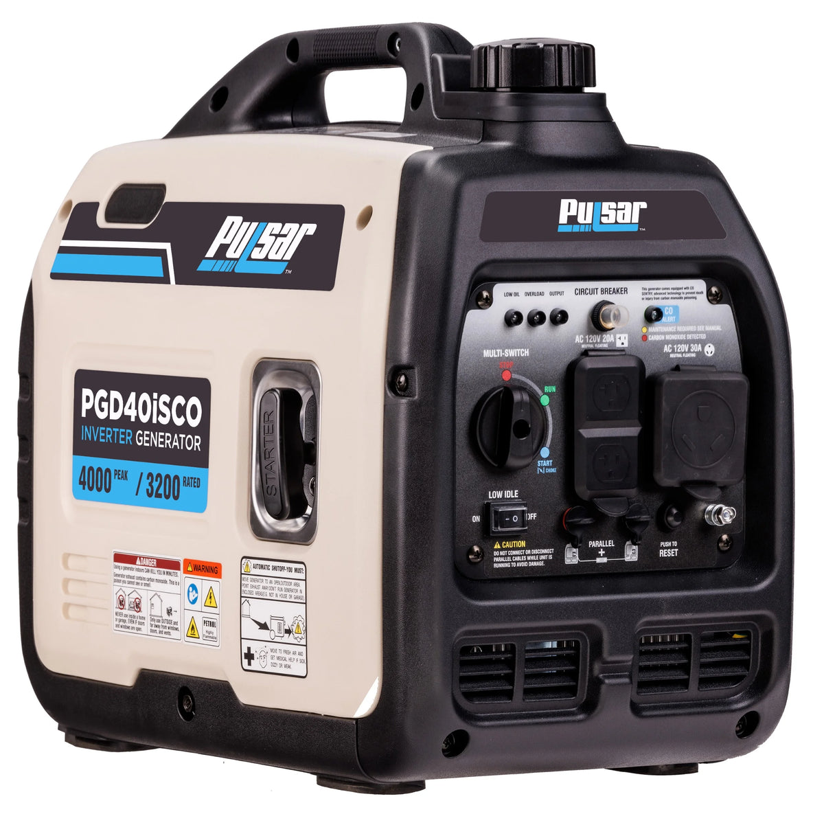4000-Watt Super Quiet Gas Powered Inverter Generator B69085
