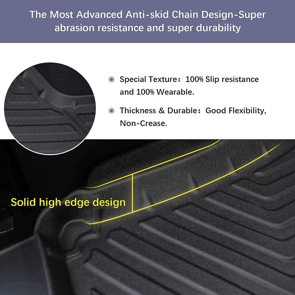 Cargo Mat Liner Trunk Liner with Traction Grips Pack of 2 I712926