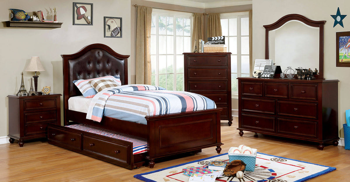 Dark Walnut Full Bed F692270