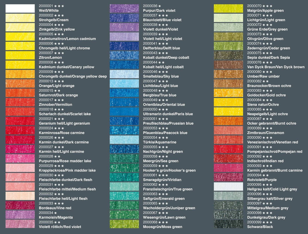 72 Metal Case Colored Pencils J9055