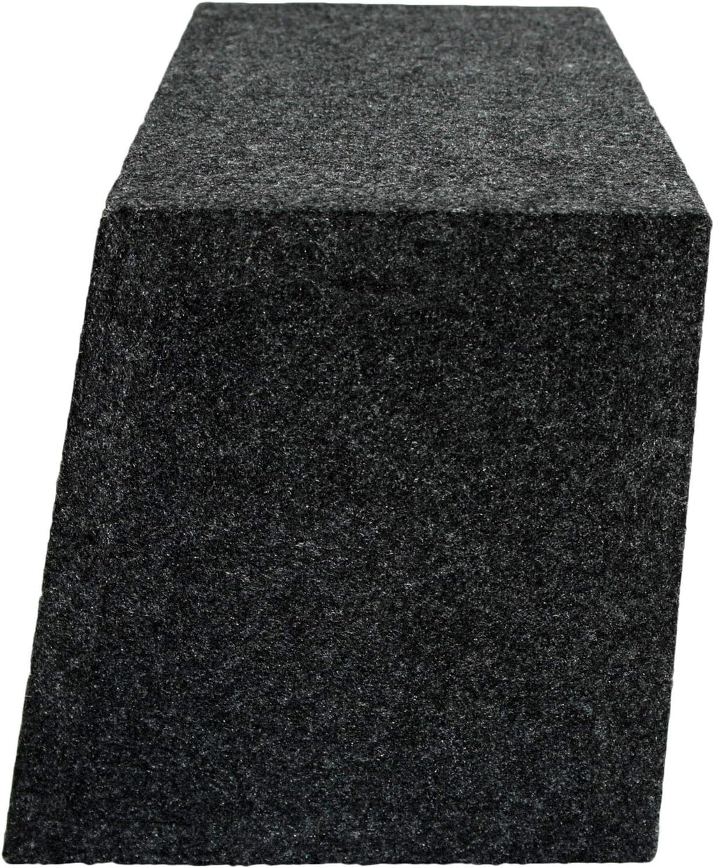 Single 10" Sealed Subwoofer Rear Angle Sub Box Enclosure 5/8" MDF Wood Pack of 2 C616525