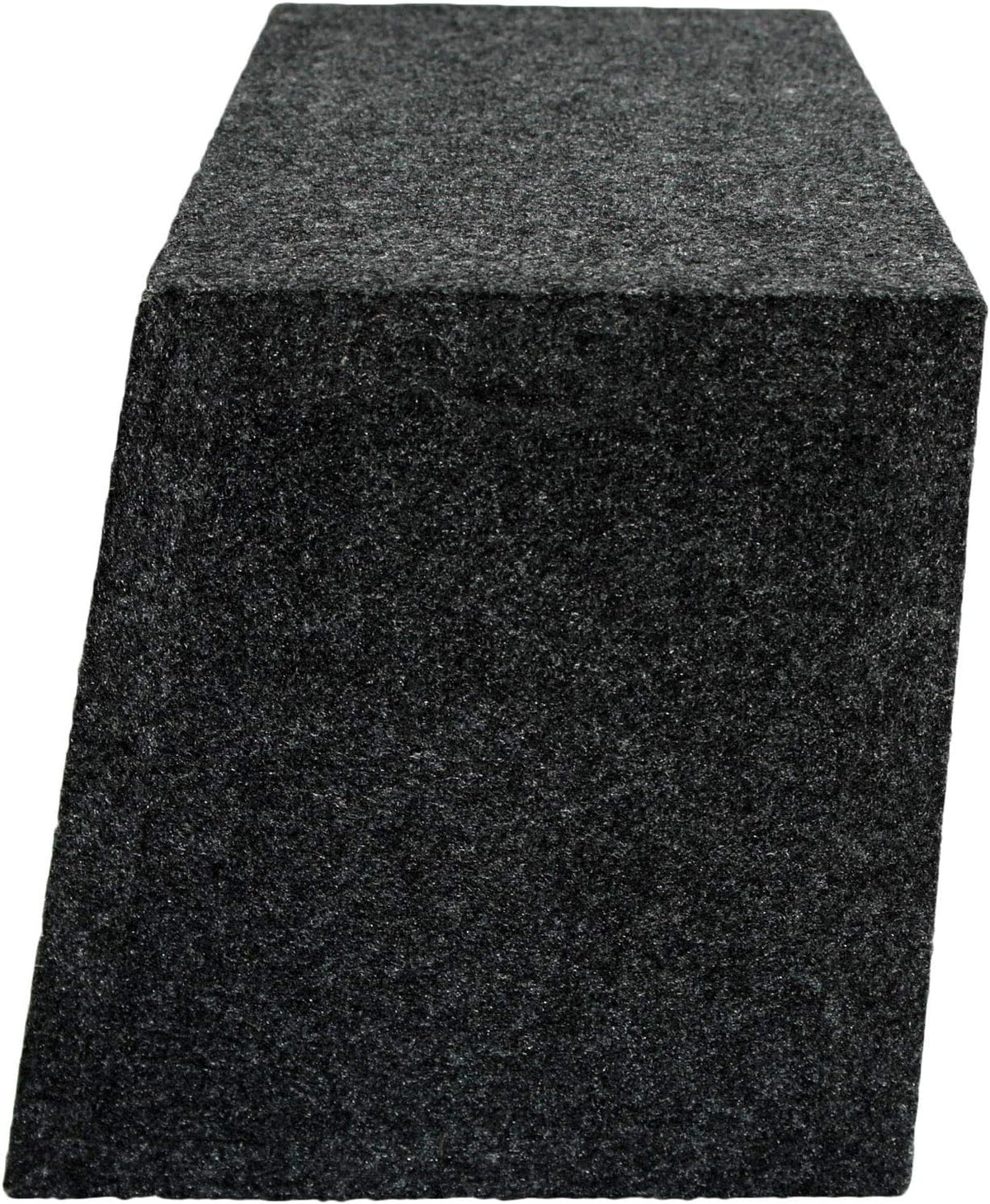 Single 10" Sealed Subwoofer Rear Angle Sub Box Enclosure 5/8" MDF Wood Pack of 2 C616525