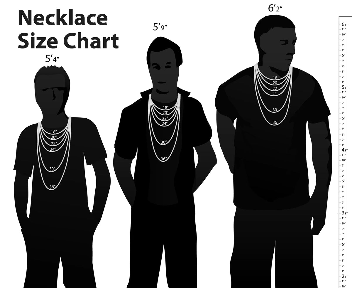 14mm Rhodium Plated Cuban Link Chain Necklace, 30 inches T81160