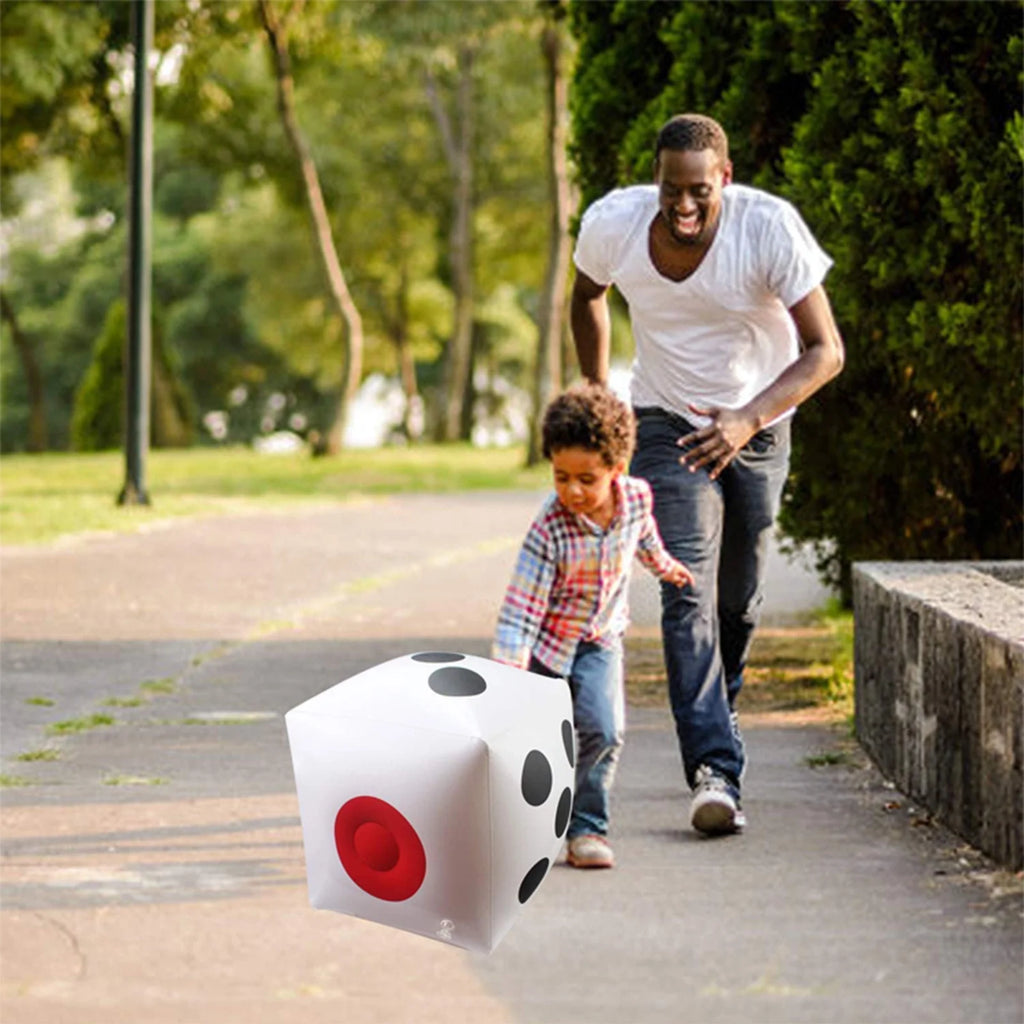 Inflatable Dice Set 13 Inch Outdoor Game Decorations Z183456