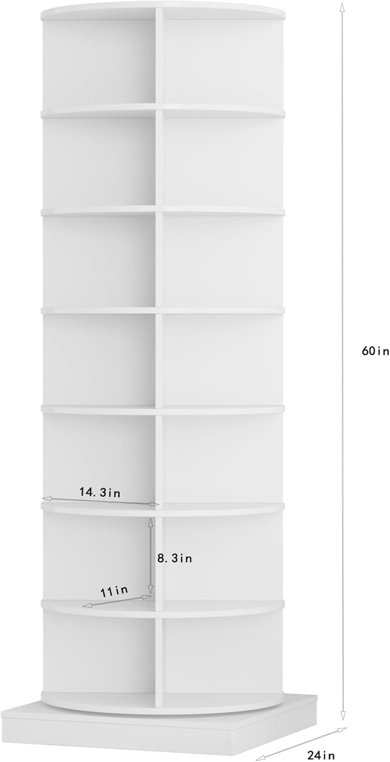 7-Tier Tall Rotating Shoe Rack C561738