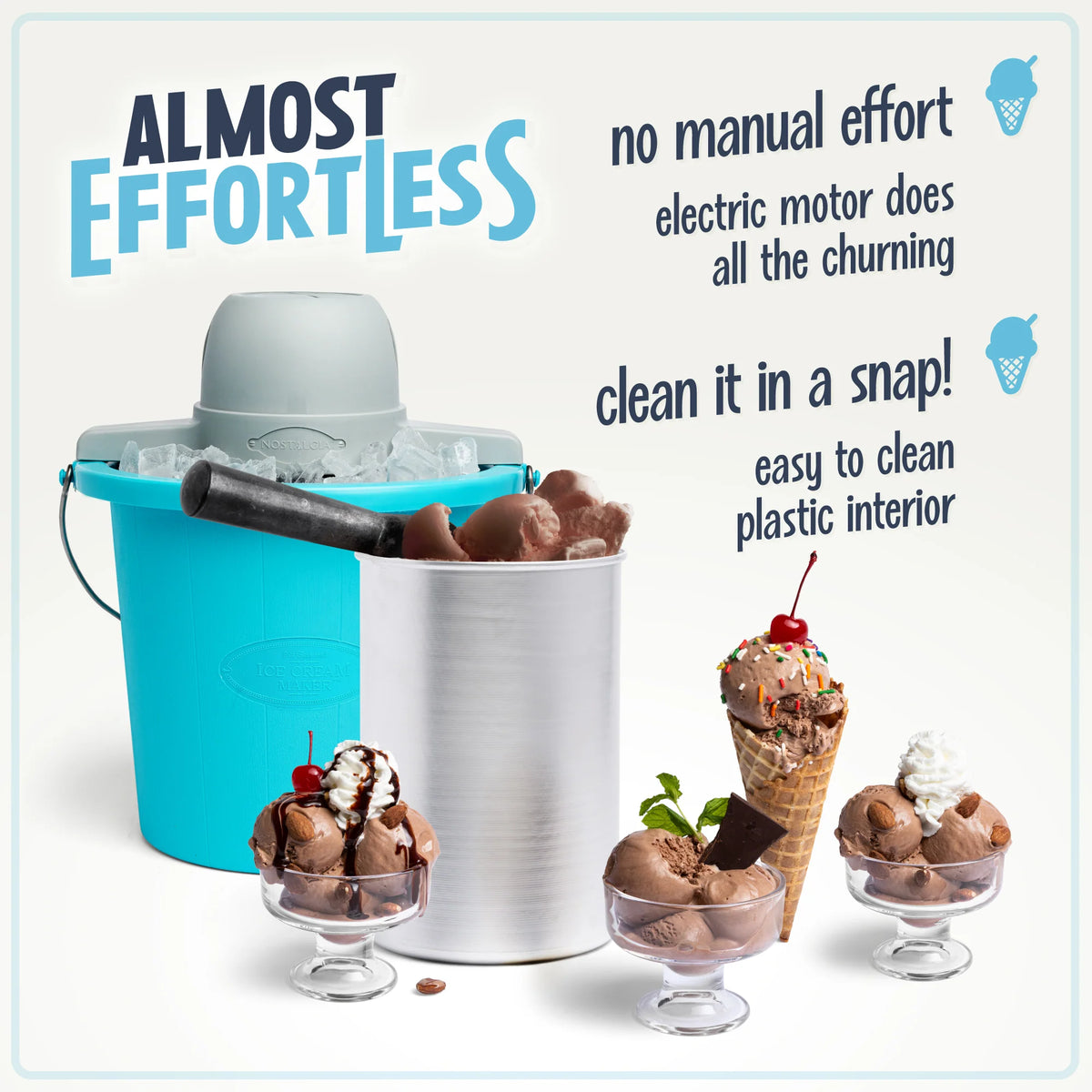 4-Quart Electric Ice Cream Maker G6394