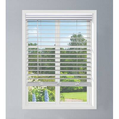 Cordless Faux Wood Blinds, 71W x 60L B9104