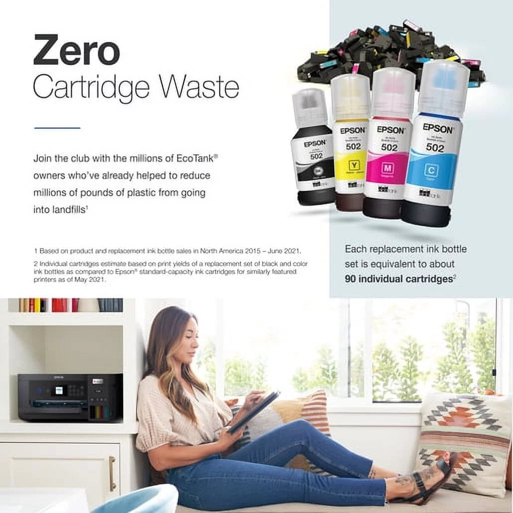 Wireless Color All-in-One Supertank Printer with Scan, Copy and Auto 2-sided Printing L7249