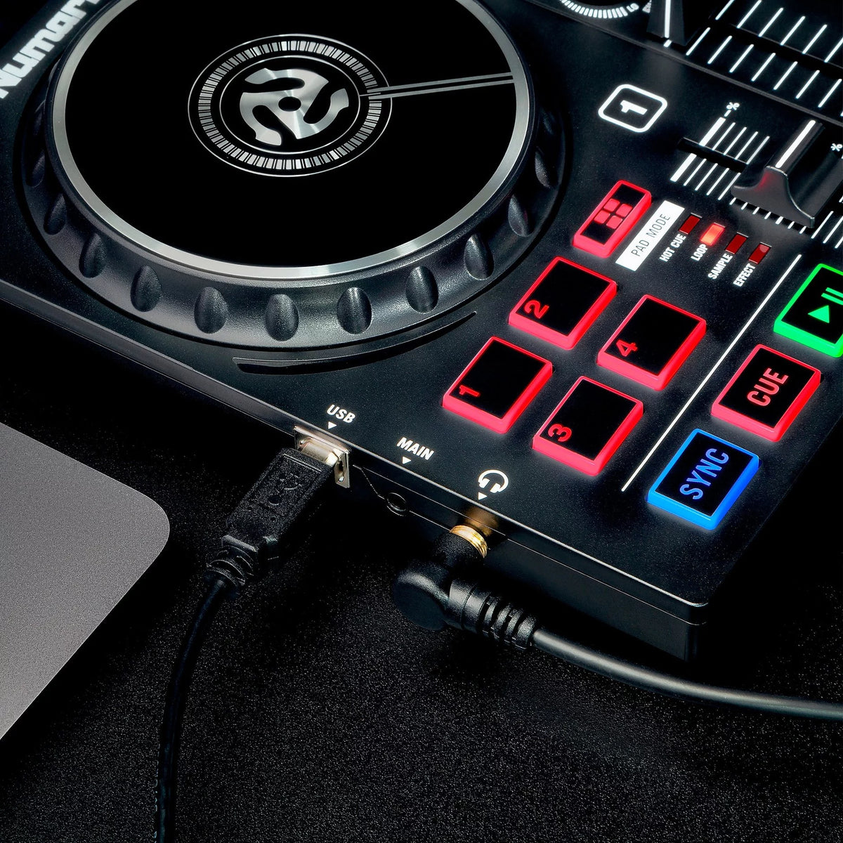 DJ Controller Set with Built-In Lights V5764
