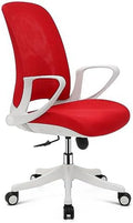 Red Mid-Back Mesh Ergonomic Office Chair E937