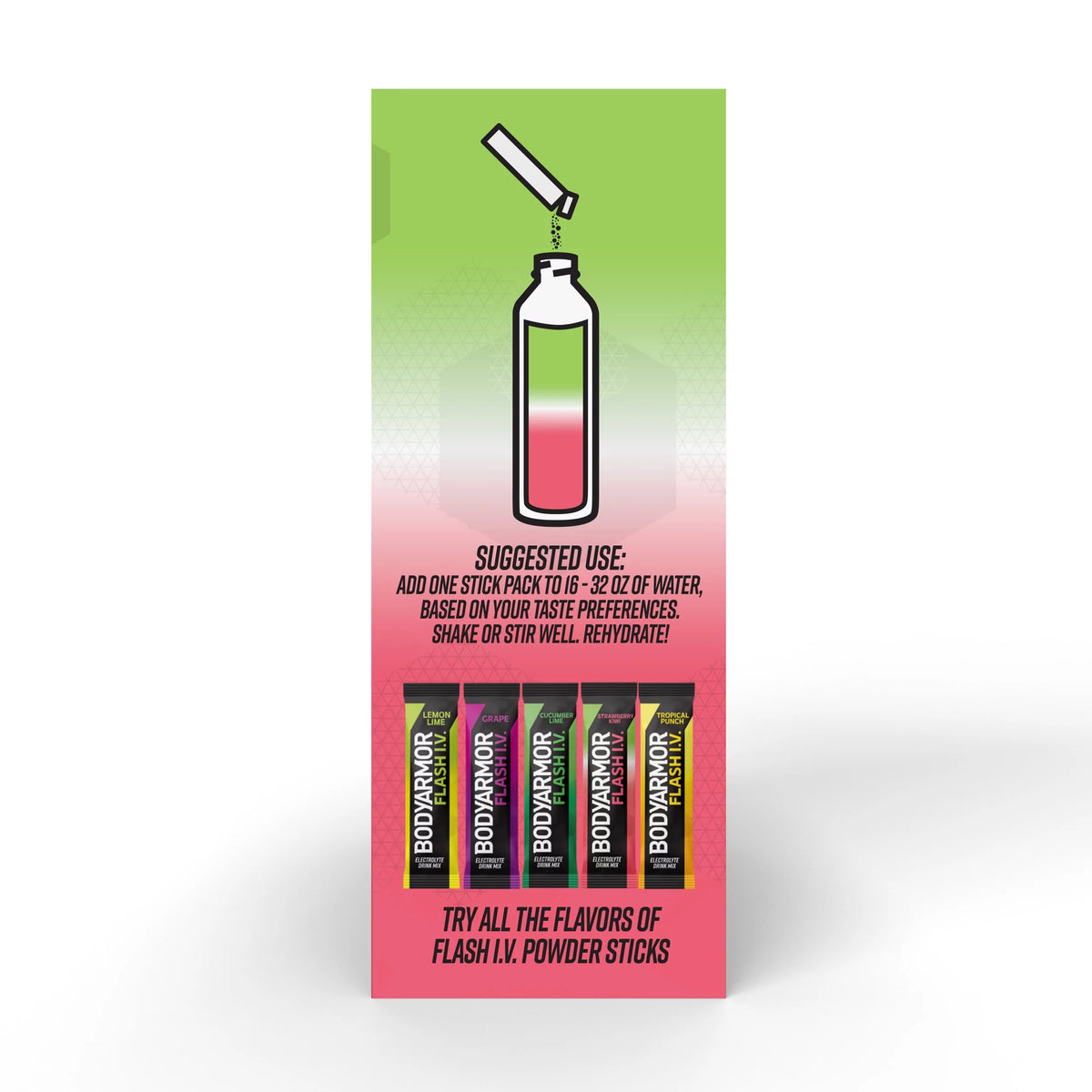 Strawberry Kiwi Electrolyte Powder Sticks, 15pk J298