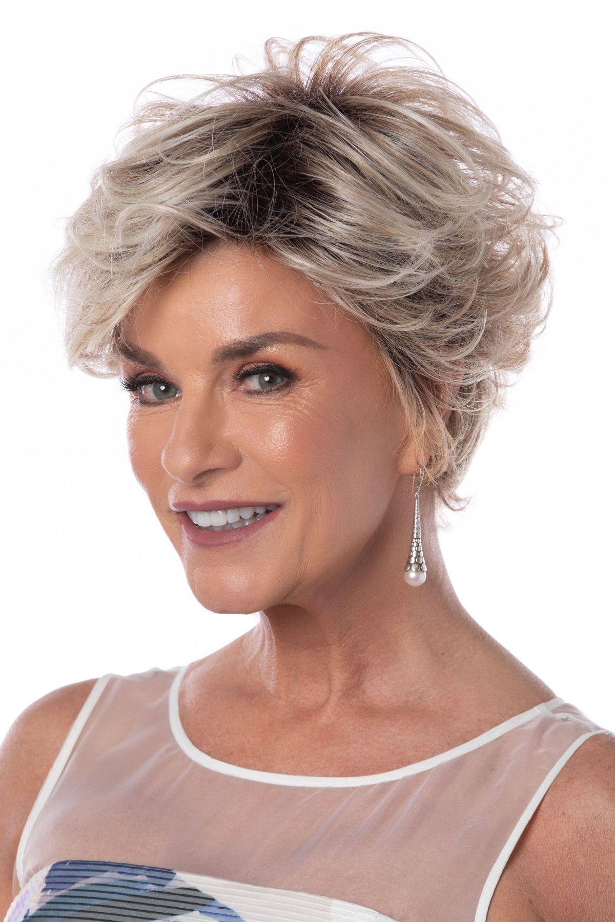 Red Blonde Synthetic Wig T2121