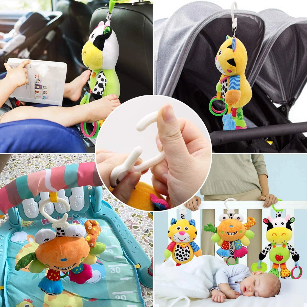 Tiger Baby Car Seat Toys with 24 Music and Teether E206657