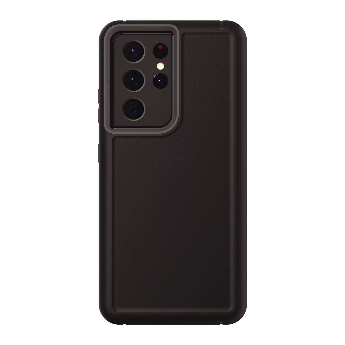 Rugged Phone Case with Holster for Samsung Galaxy S21 Ultra 5G - Black Y74689