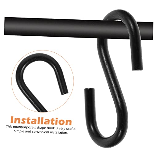 100pcs Metal S Hook Hanger Hooks L3745