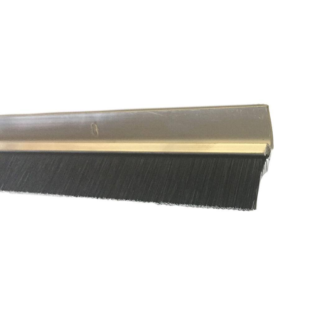 Garage Door Brush Weather Seal with Aluminum Retainer with 1 in. Brush K194