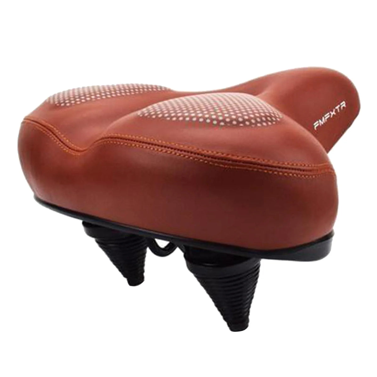 Brown Gel Waterproof Bike Seat Cushion with Taillight H83641