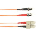 Orange 15-M ST-SC Multimode Fiber Optic Patch Cable T993