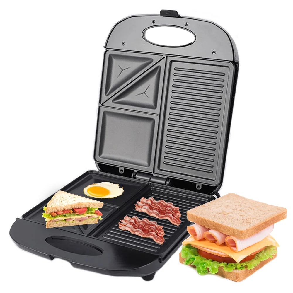 1400W Non-Stick Electric Grill Waffle Maker E4679