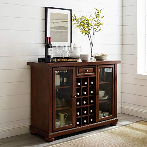 Black Sliding Top Bar Cabinet A4482