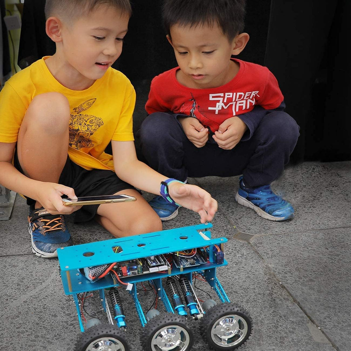 6WD Robot Kit with Camera DIY Programmable RC Car S7928