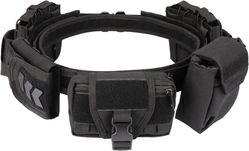 7 in 1 Tactical Modular Duty Belt Set with Pouches G235