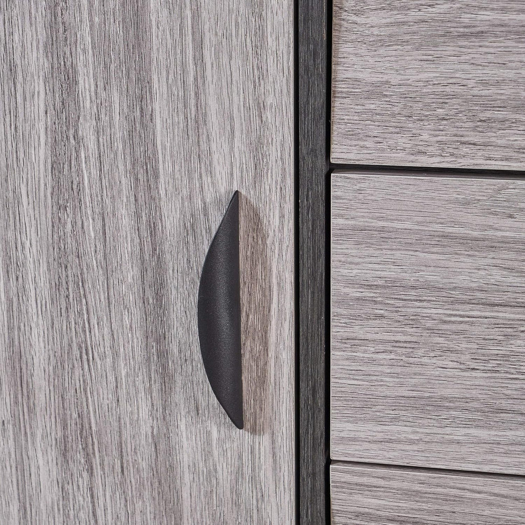 Grey Oak Cabinet O33026