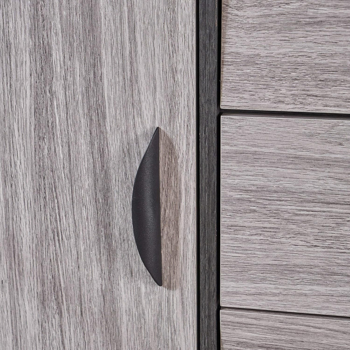 Grey Oak Cabinet O33026