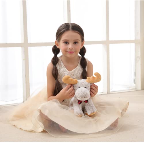 Gray Moose Plush Stuffed Animal M811015