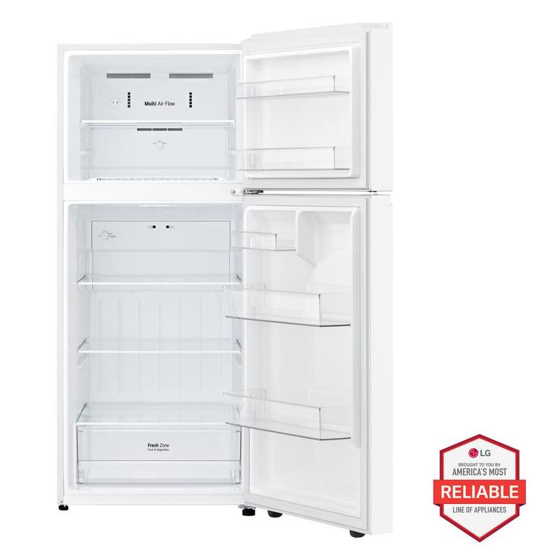 White Top Freezer Refrigerator Y617