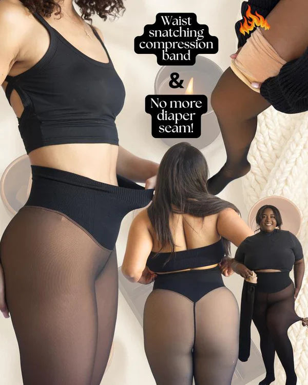Compression Fleece Lined Tights O876