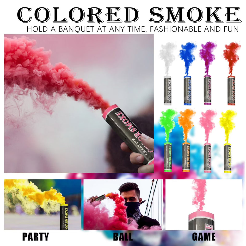8PC Handheld Colorful Disposable Smoke Machine T832